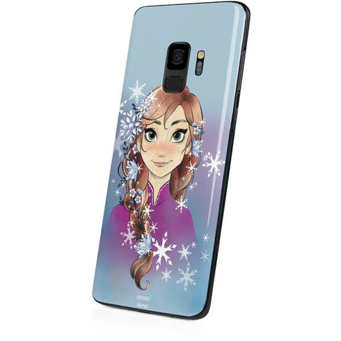 Disney Frozen Anna Portrait Galaxy S9 Skin